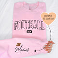 Custom Football Mom Sweatshirt - WonderingCloth