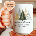Custom Grandma Christmas mug - WonderingCloth
