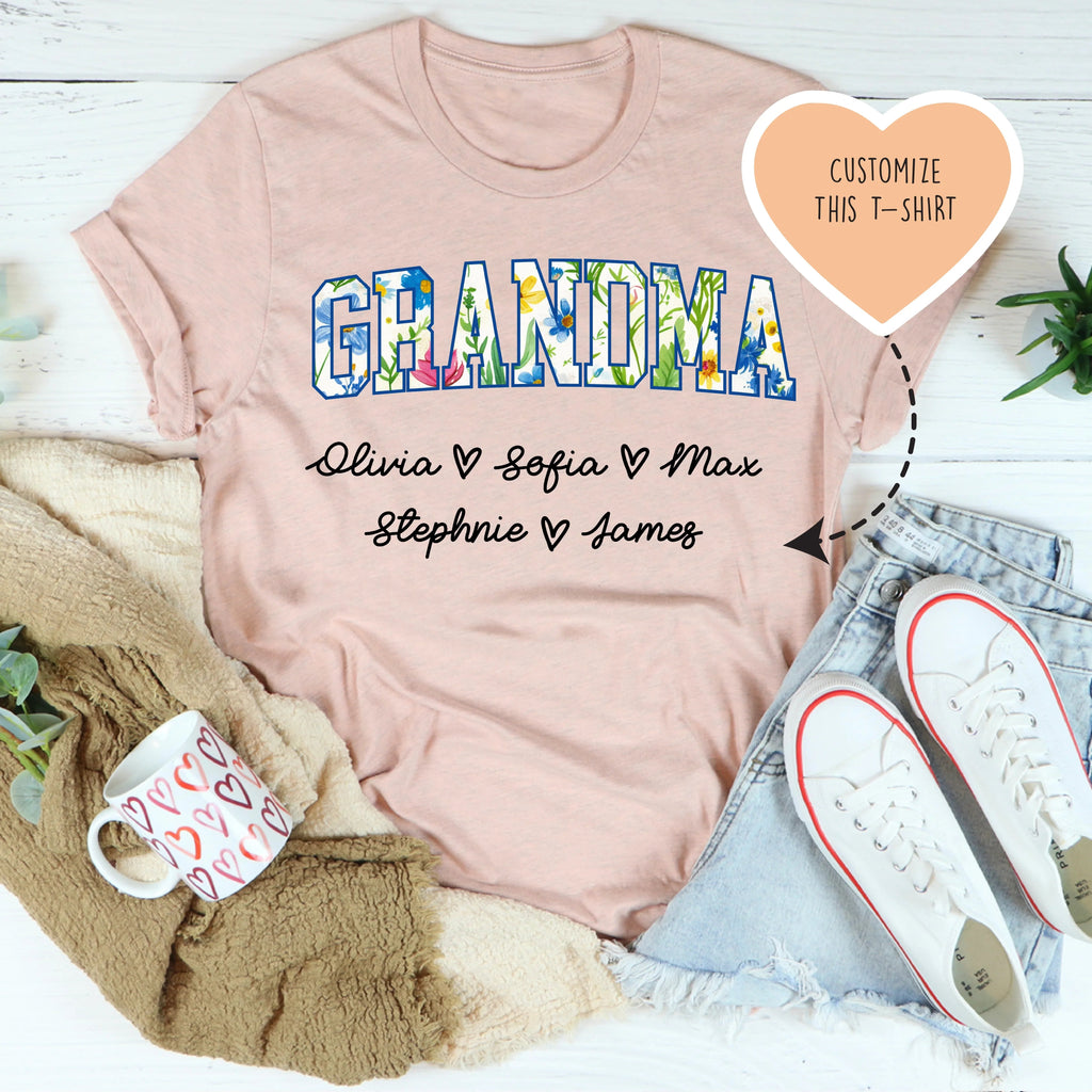 Custom Grandma Tee - WonderingCloth