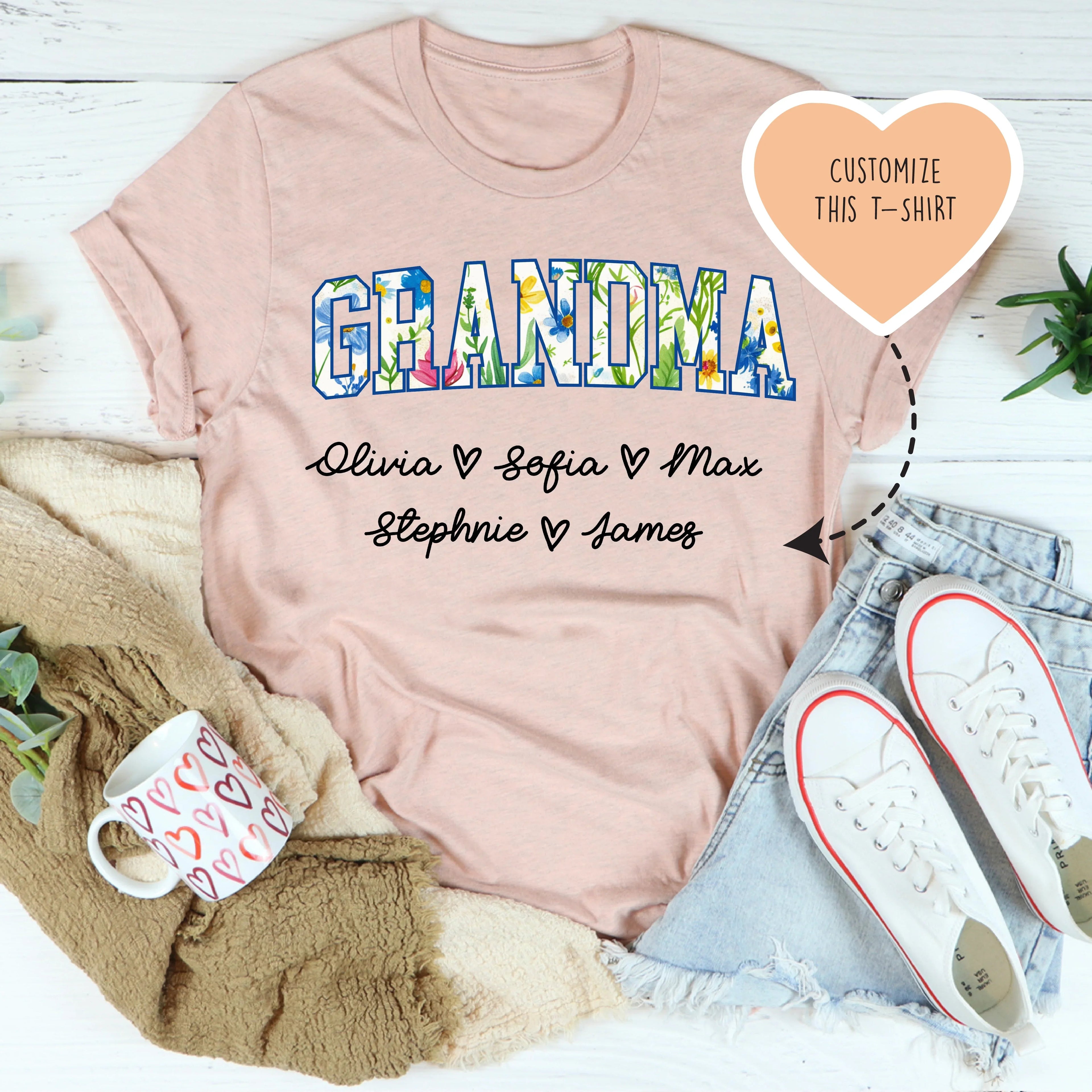 Custom Grandma Tee - WonderingCloth