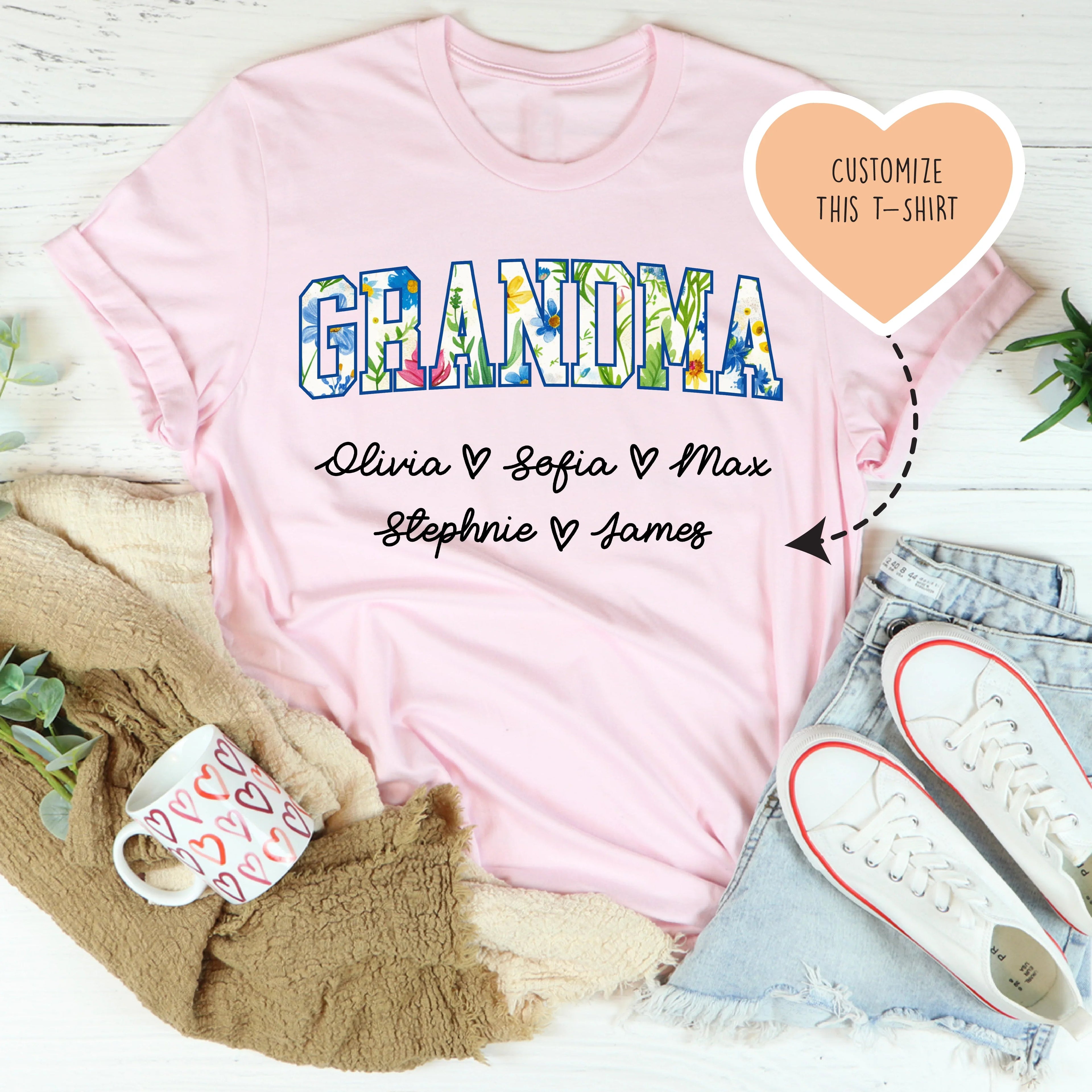 Custom Grandma Tee - WonderingCloth