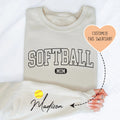 Custom Softball Mom Sweatshirt - WonderingCloth