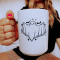 Cute Little Ghost Ceramic Mug 15 oz - WonderingCloth