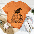 Cute Witch Ghost Tee - WonderingCloth