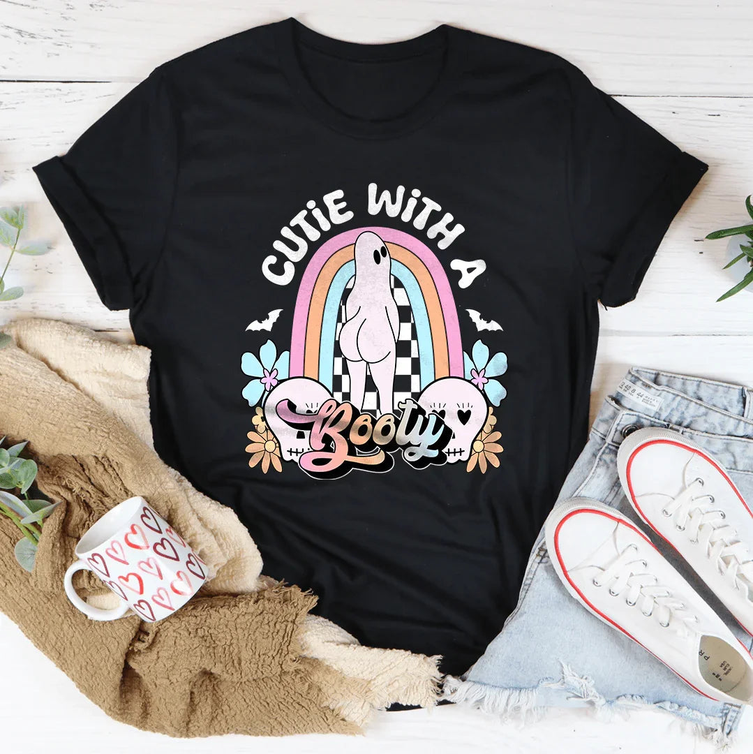 Cutie With A Booty Tee - WonderingCloth