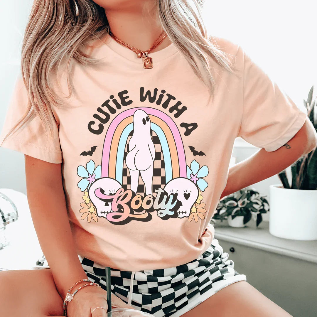 Cutie With A Booty Tee - WonderingCloth