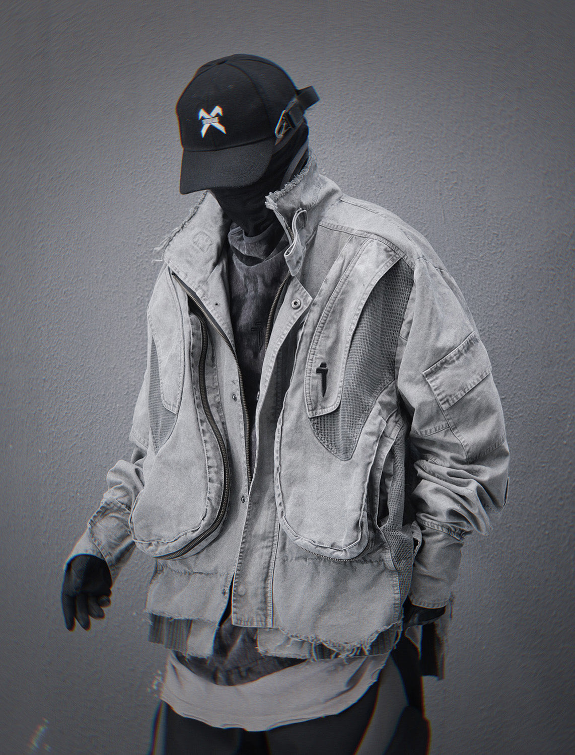 HiJ41 Grey Cyber IX Jacket