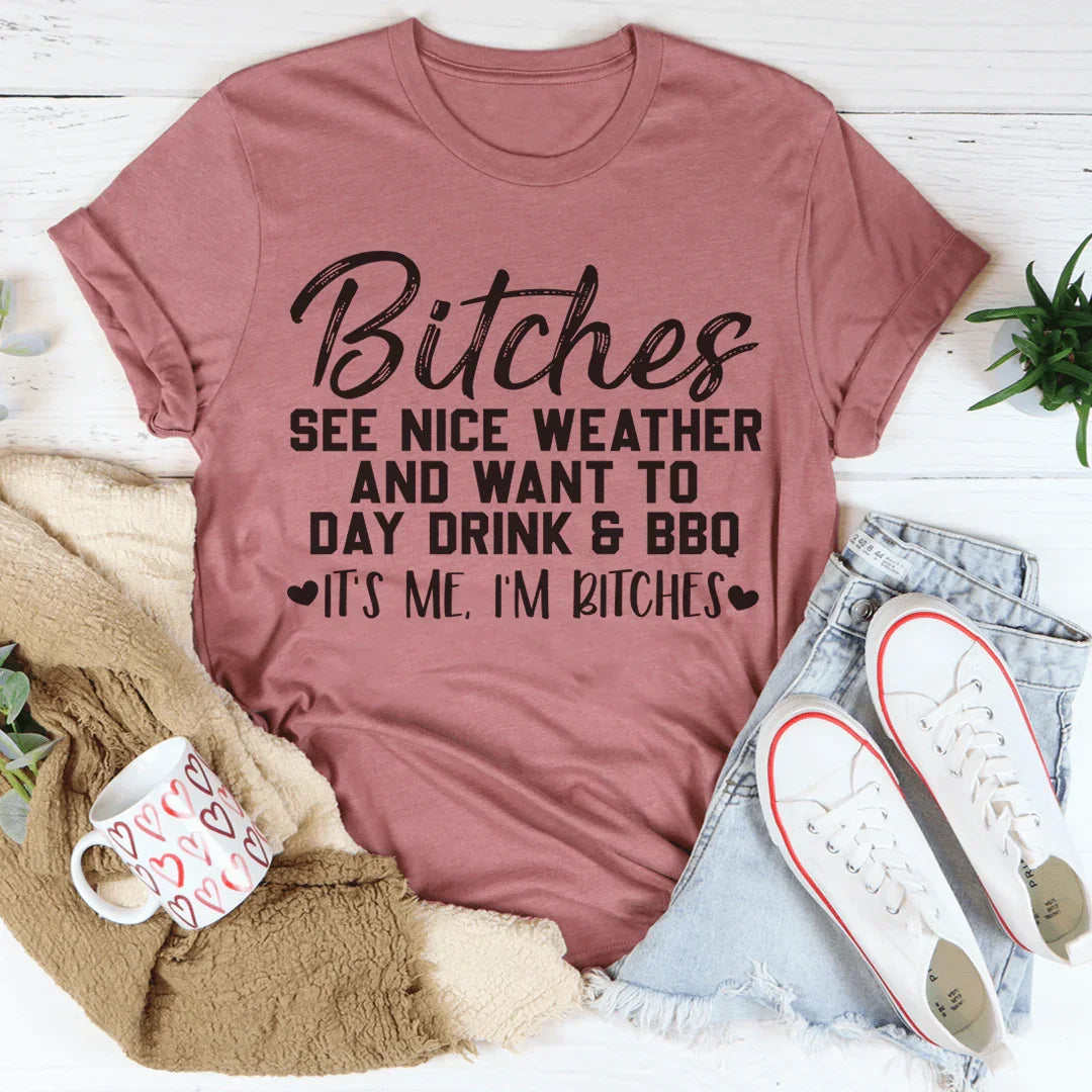 Day Drink & BBQ Tee - WonderingCloth
