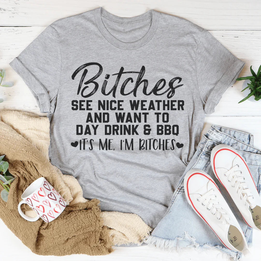 Day Drink & BBQ Tee - WonderingCloth