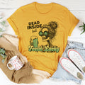 Dead Inside But Feelin Lucky Tee - WonderingCloth