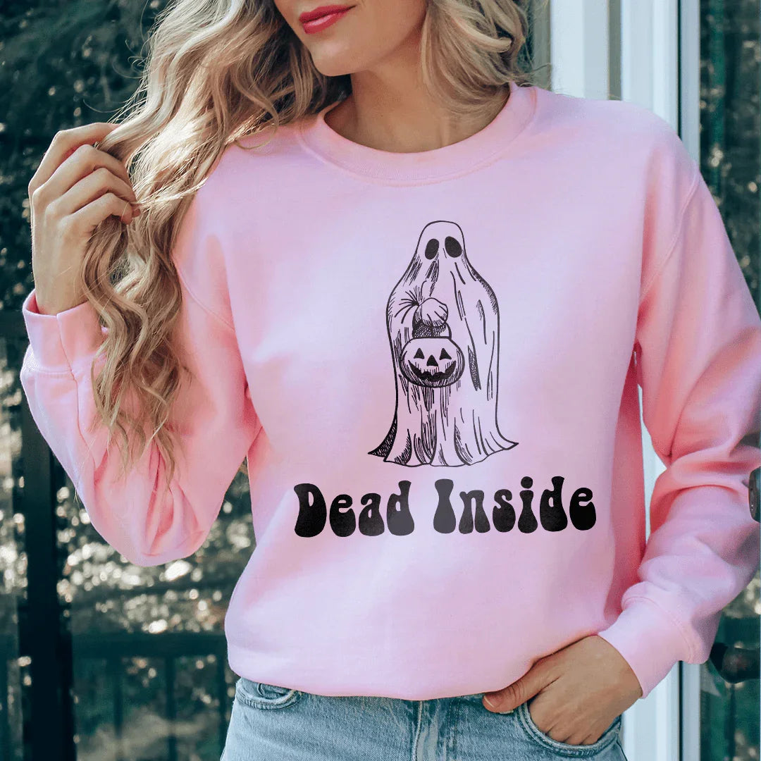 Dead Inside Sweatshirt - WonderingCloth