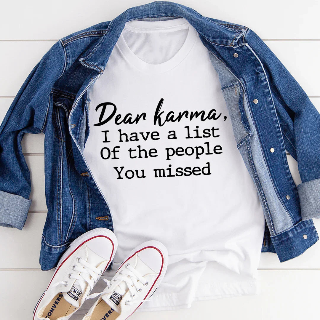 Dear Karma Tee - WonderingCloth