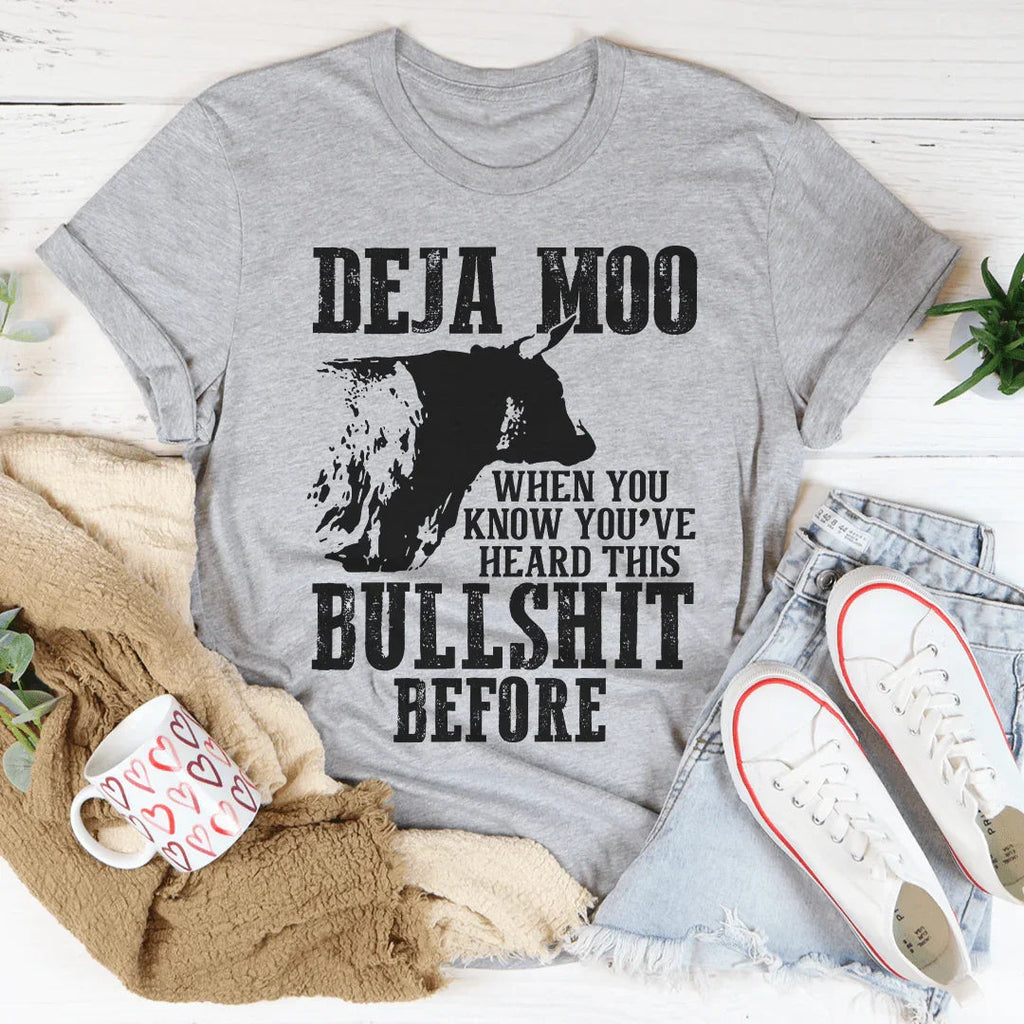 Deja Moo Tee - WonderingCloth