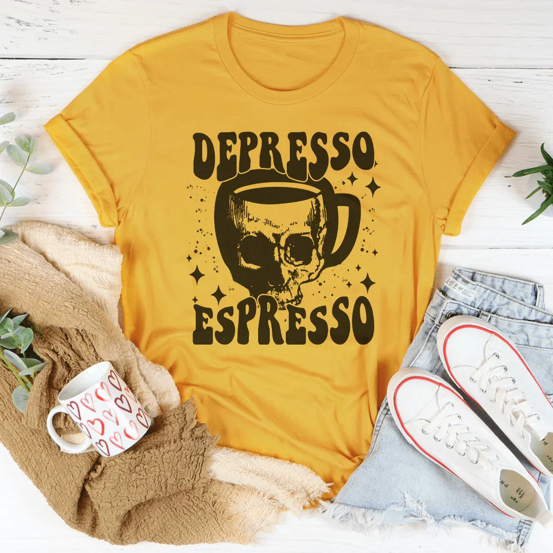 Depresso Espresso Tee - WonderingCloth