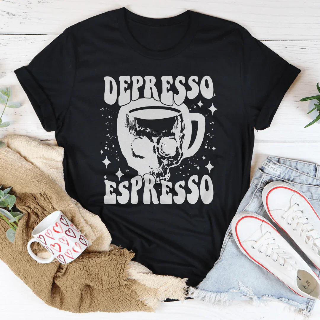 Depresso Espresso Tee - WonderingCloth