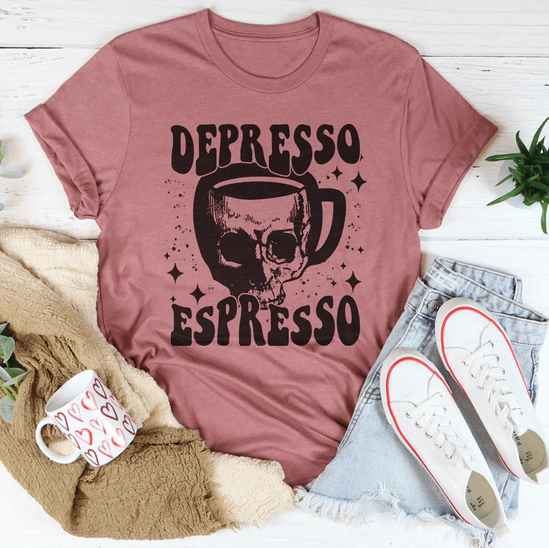 Depresso Espresso Tee - WonderingCloth