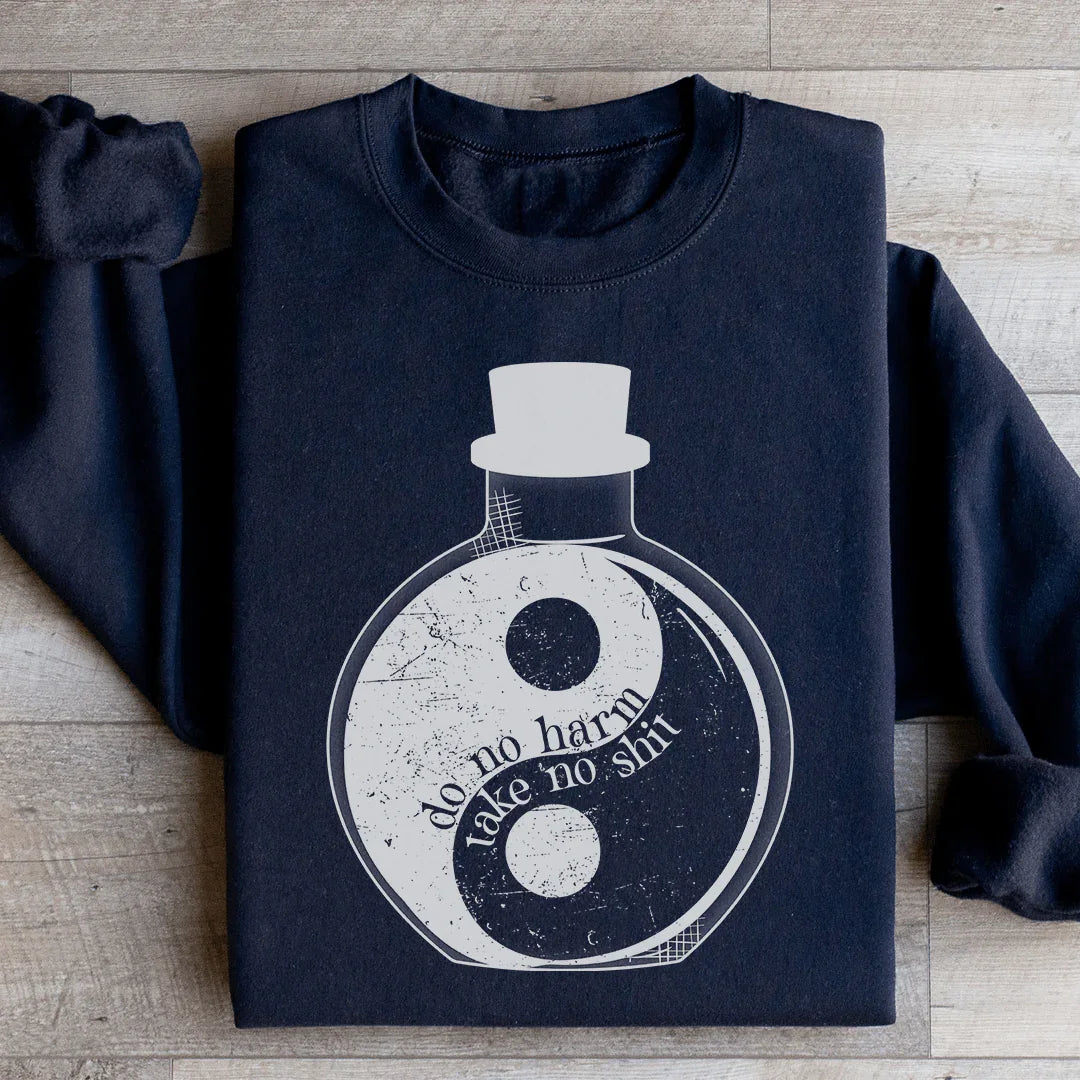 Do No Harm Yin & Yang Sweatshirt - WonderingCloth