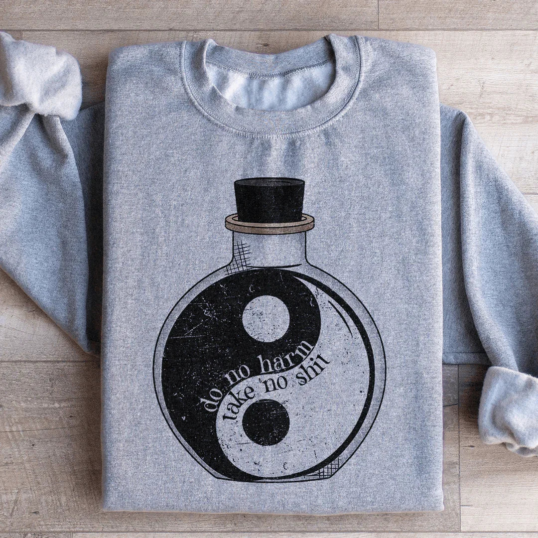 Do No Harm Yin & Yang Sweatshirt - WonderingCloth