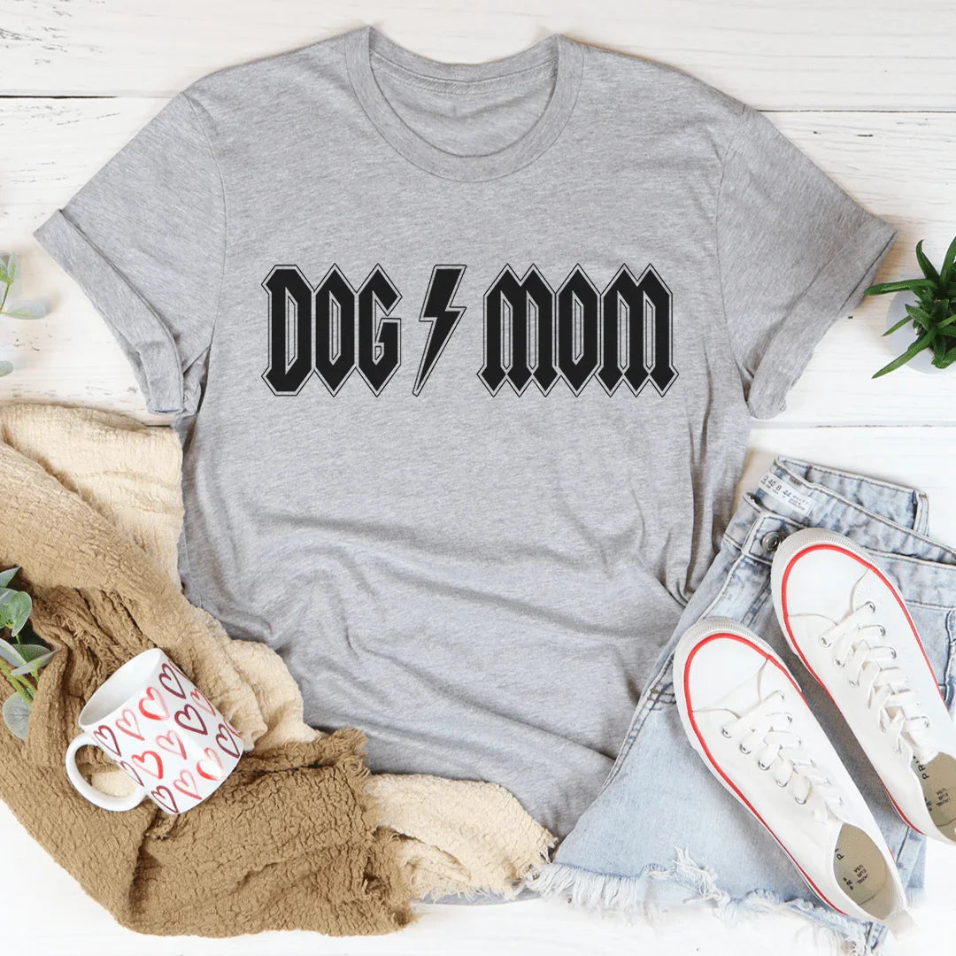 Dog Mom Rocker Tee - WonderingCloth