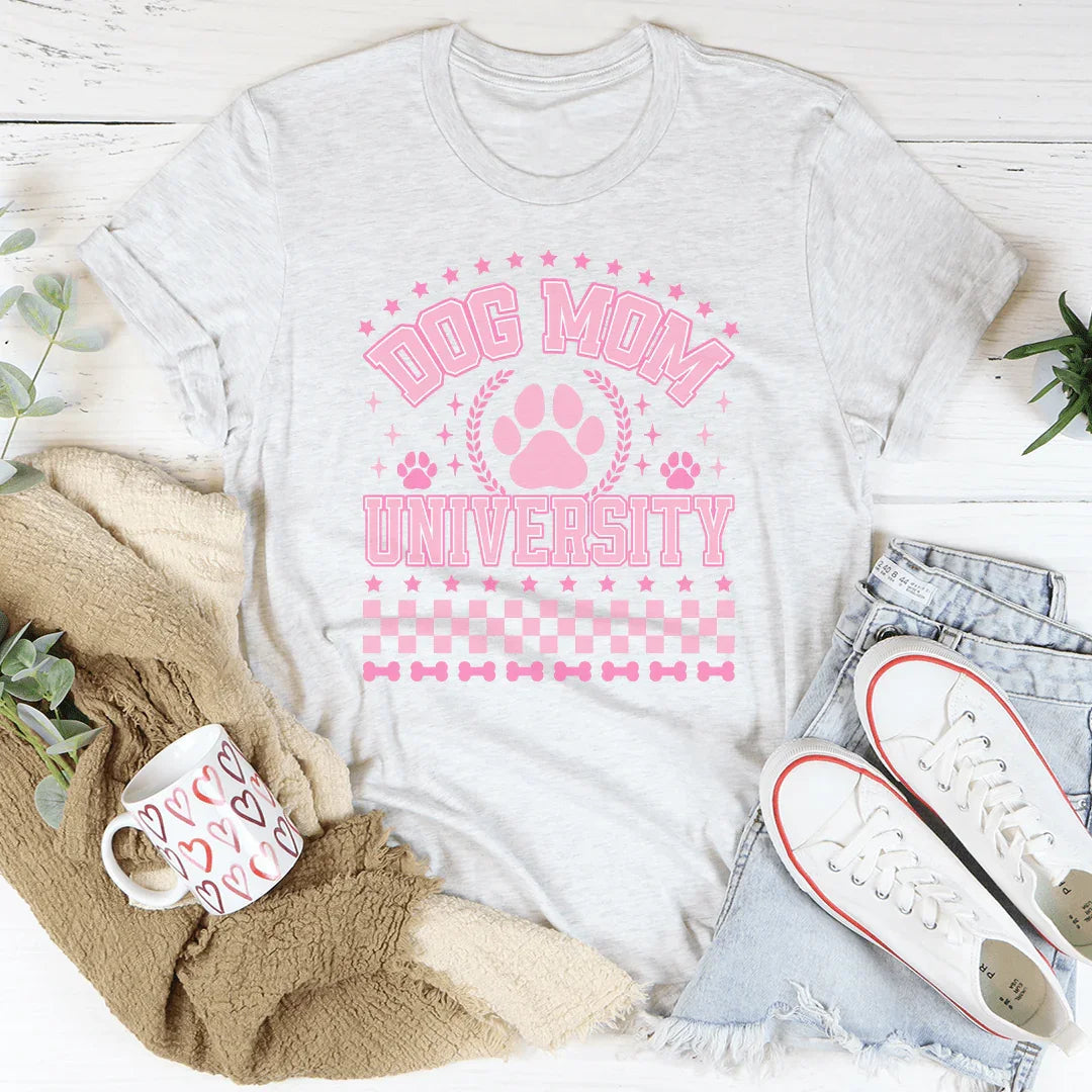 Dog Mom University Tee - WonderingCloth