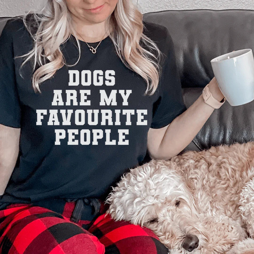 Dogs Are My Favorite People Tee - WonderingCloth