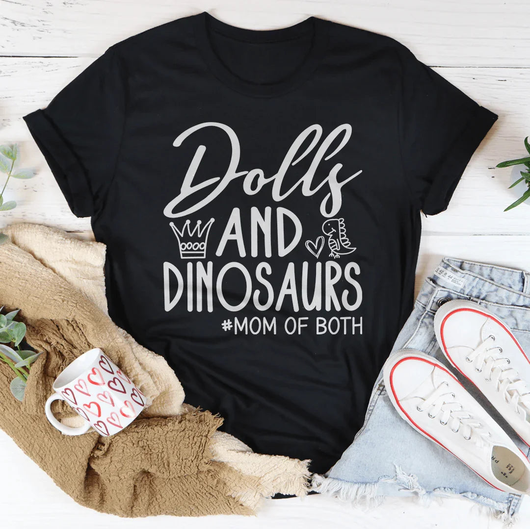 Dolls & Dinosaurs Tee - WonderingCloth