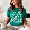 Dolls & Dinosaurs Tee - WonderingCloth