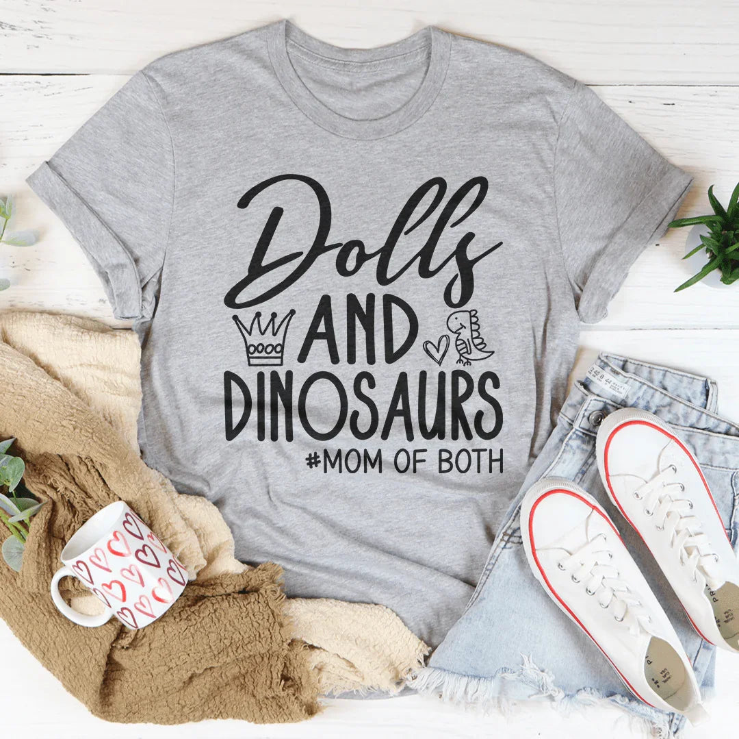Dolls & Dinosaurs Tee - WonderingCloth