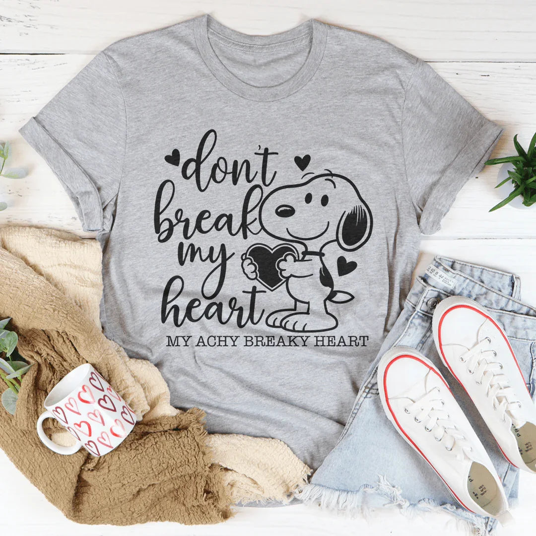 Don’t Break My Heart Tee - WonderingCloth