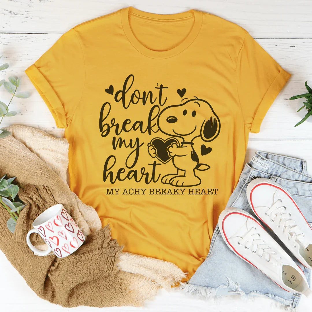 Don’t Break My Heart Tee - WonderingCloth