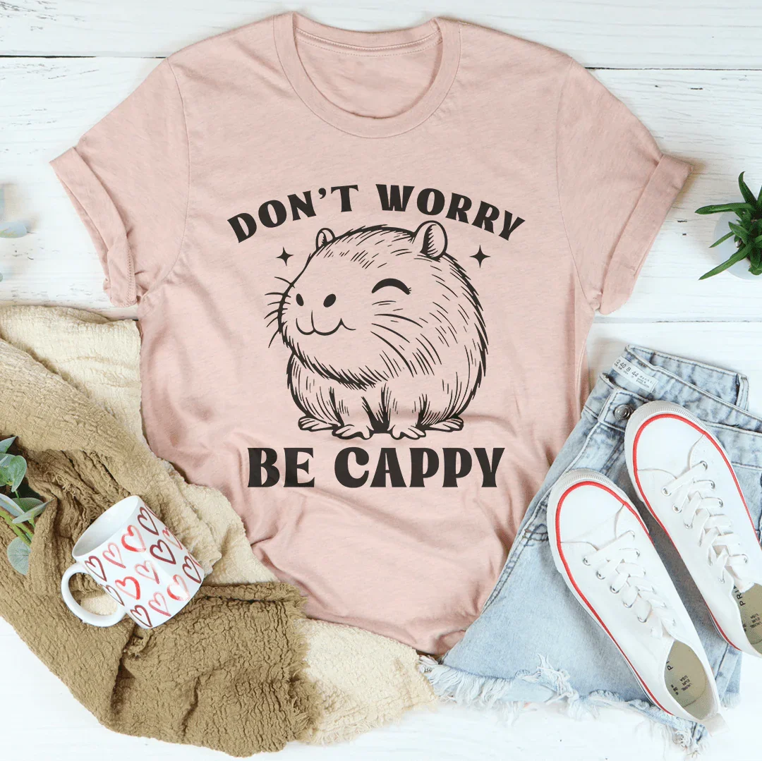 Don't Worry Be Cappy Tee - WonderingCloth