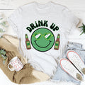 Drink Up Smiley St. Patricks Tee - WonderingCloth