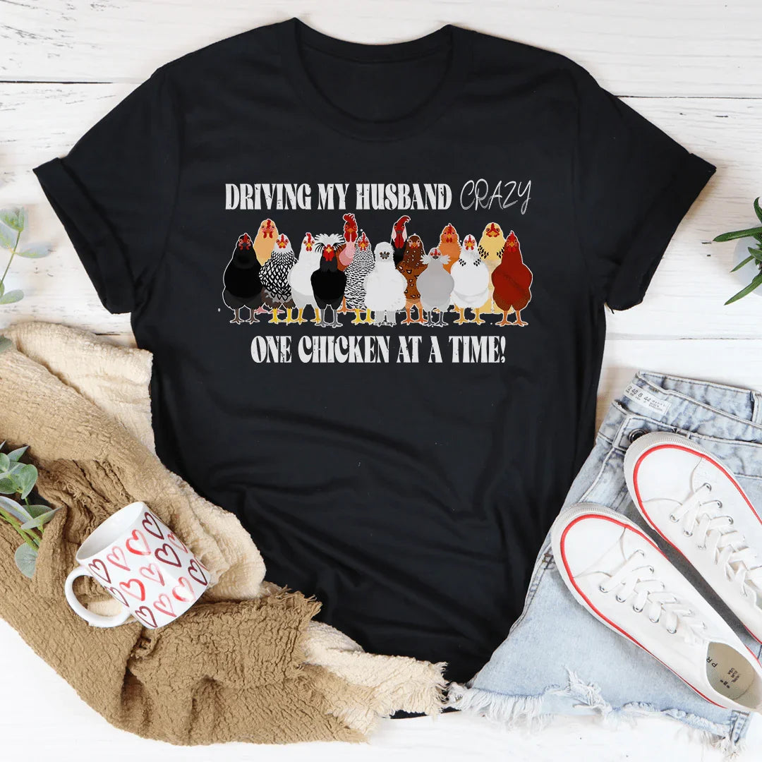 Driving My Husband Crazy Tee - WonderingCloth