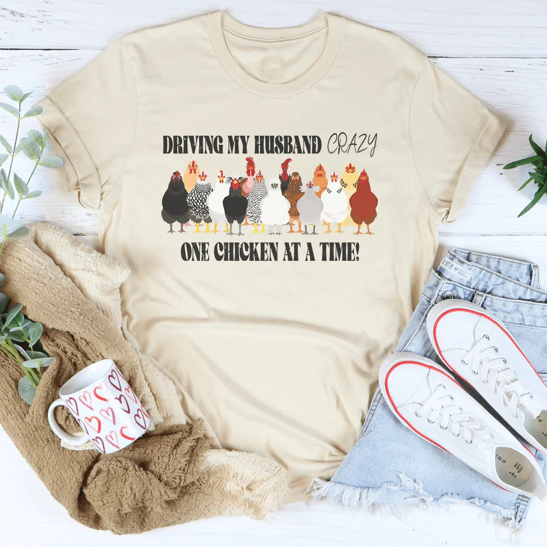 Driving My Husband Crazy Tee - WonderingCloth