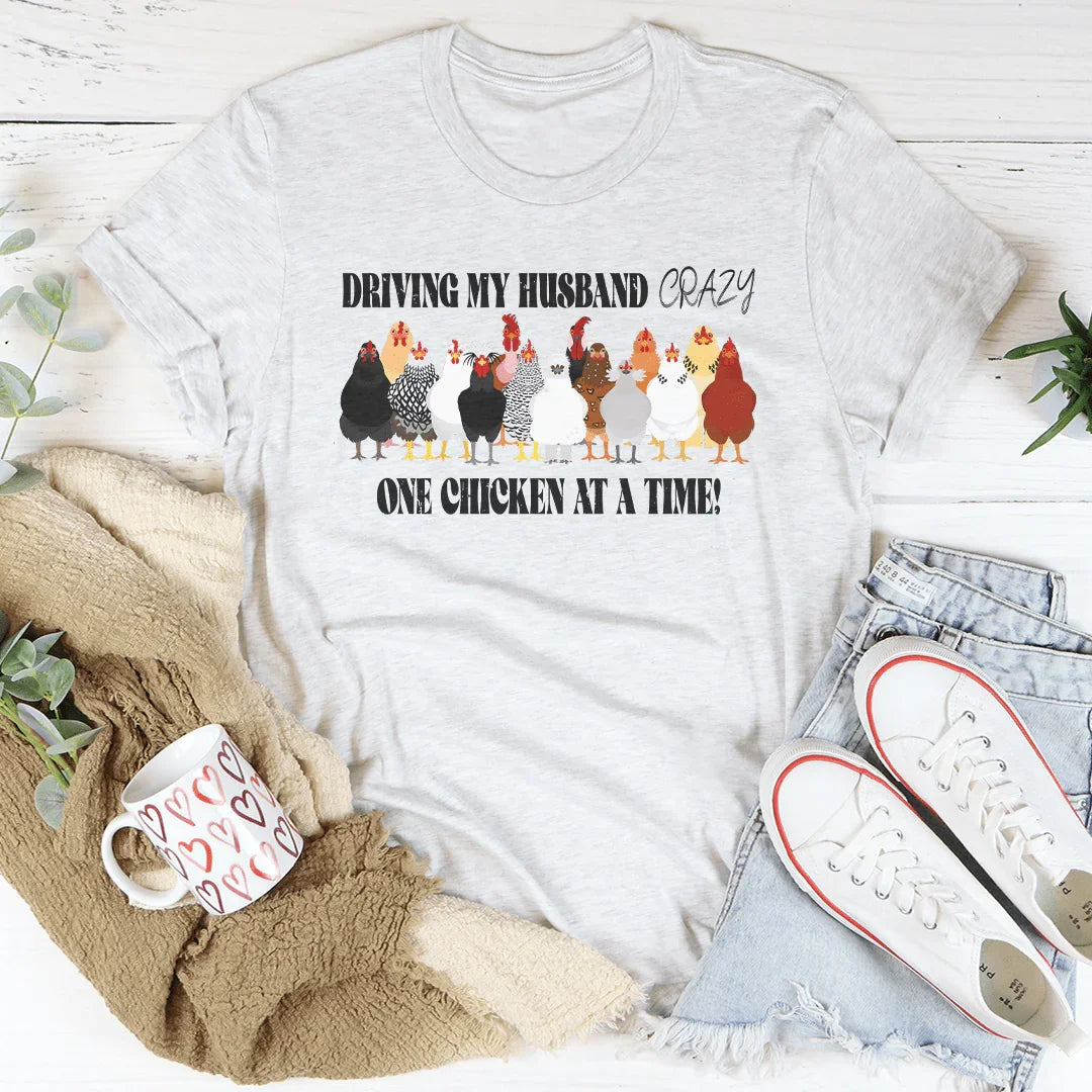 Driving My Husband Crazy Tee - WonderingCloth