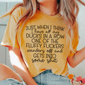 Ducks In A Row Tee - WonderingCloth