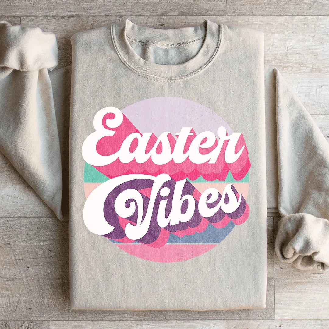 Easter Vibes Sweatshirt - WonderingCloth