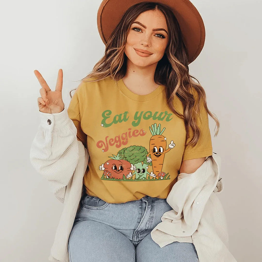Eat Your Veggies Tee - WonderingCloth