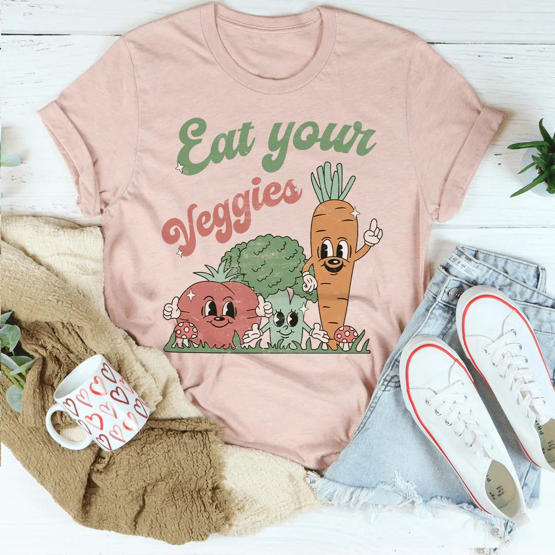 Eat Your Veggies Tee - WonderingCloth