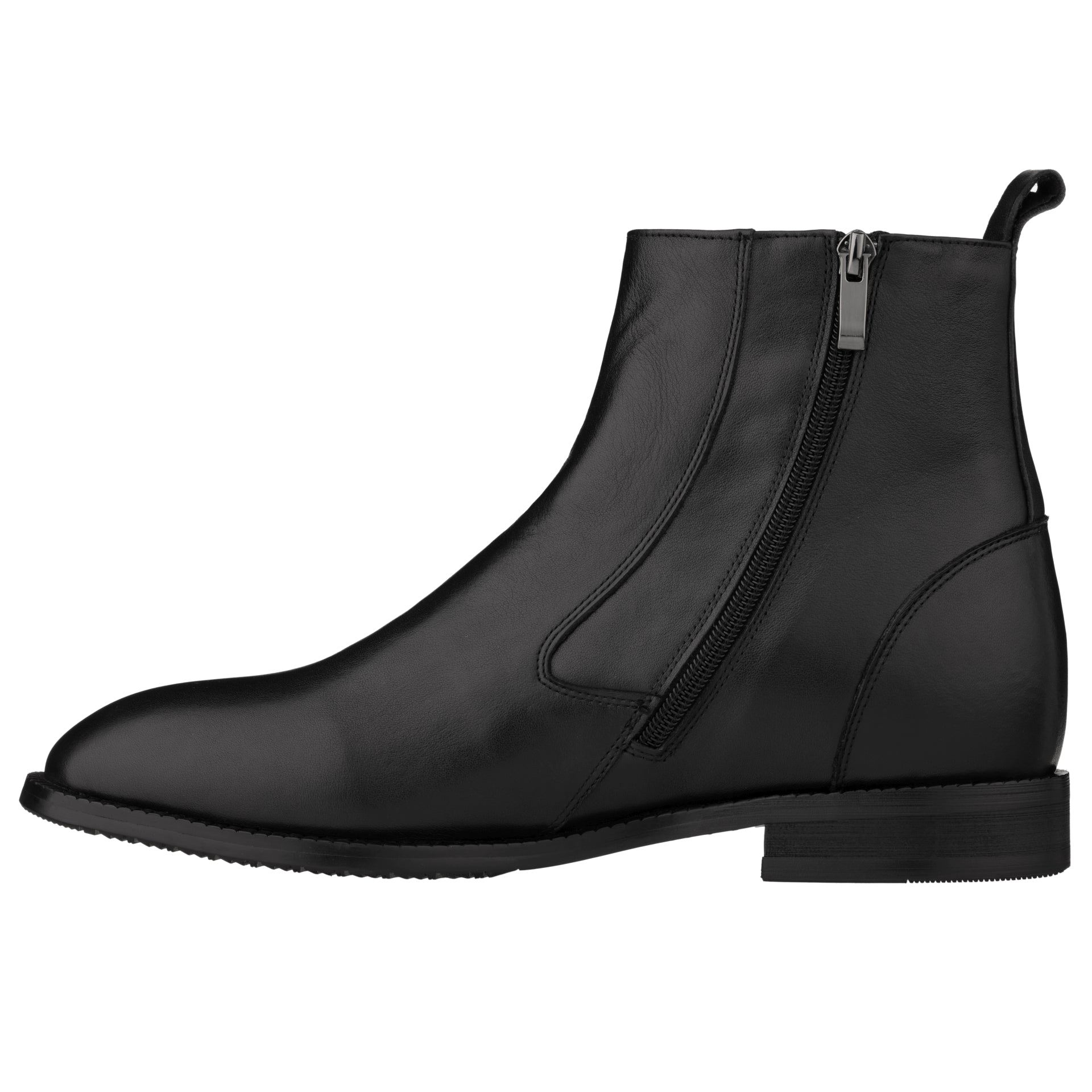 TOTO - K33092 - 2.6 Inches Taller (Black) - Zipper Boot - WonderingCloth