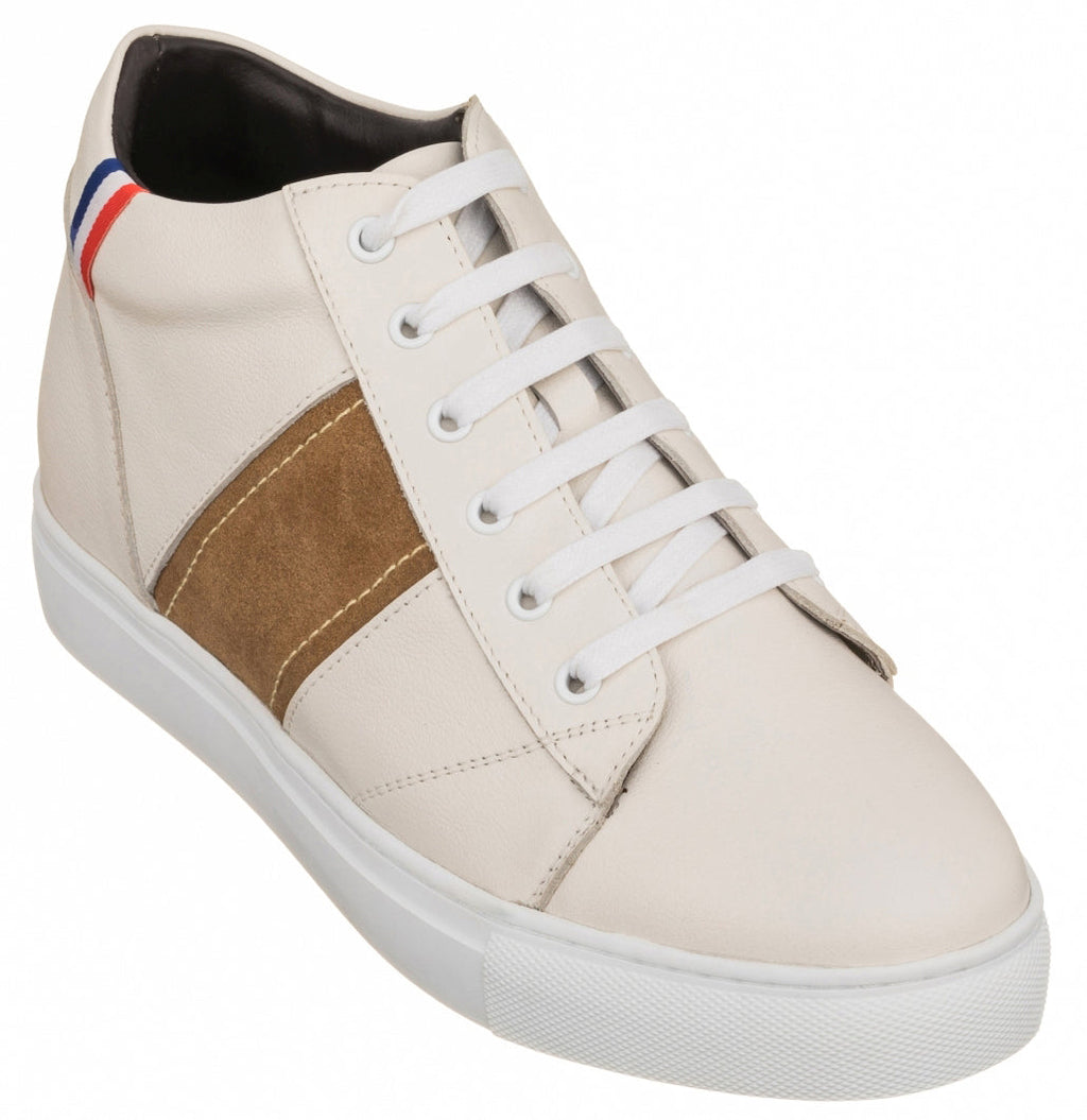 CALTO - K53101 - 2.8 Inches Taller (Beige White) - WonderingCloth