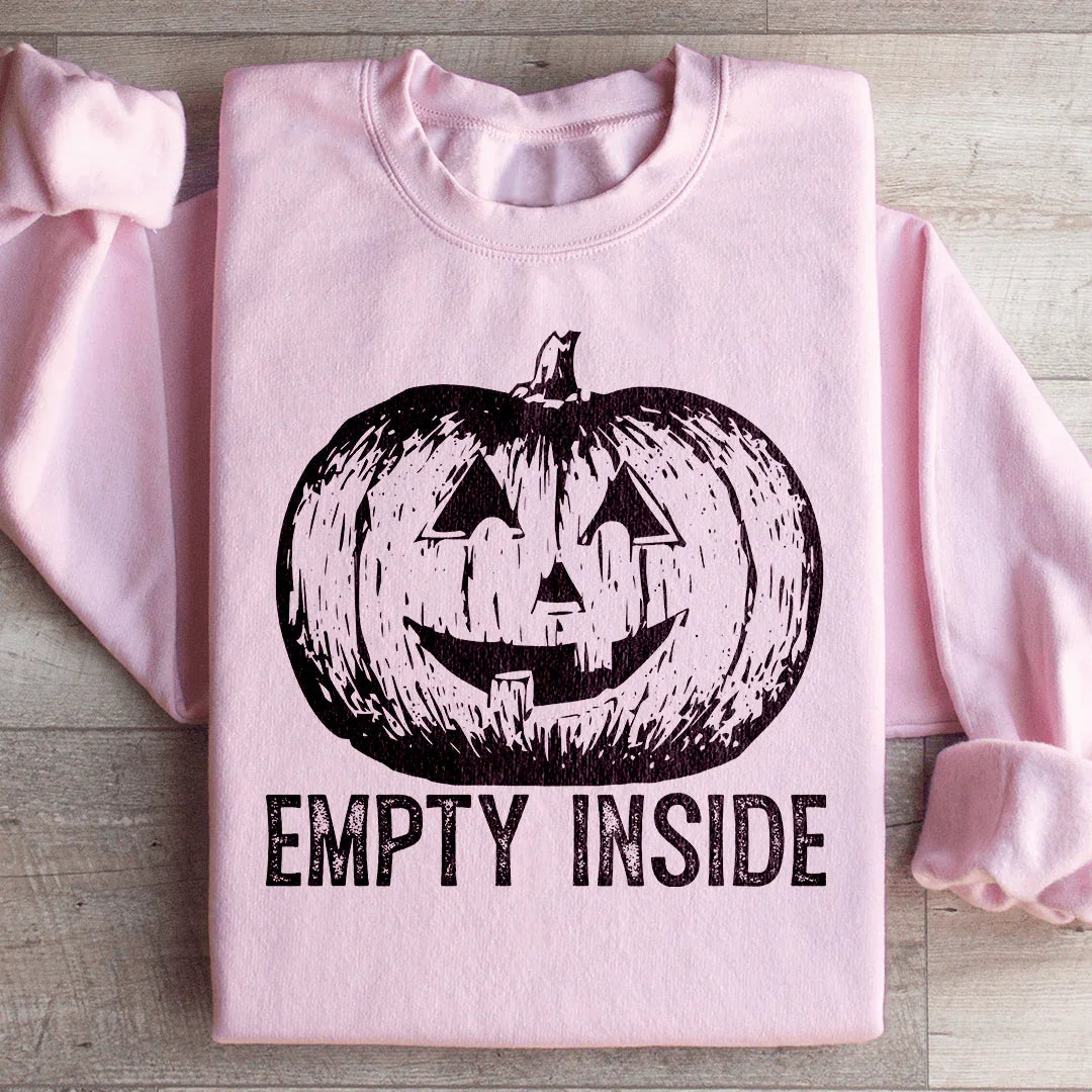 Empty Inside Pumpkin Sweatshirt - WonderingCloth