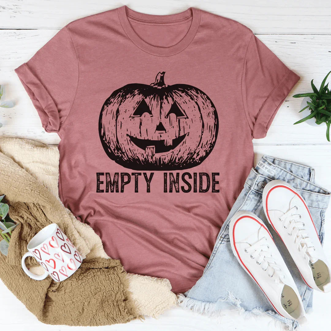 Empty Inside Pumpkin Tee - WonderingCloth