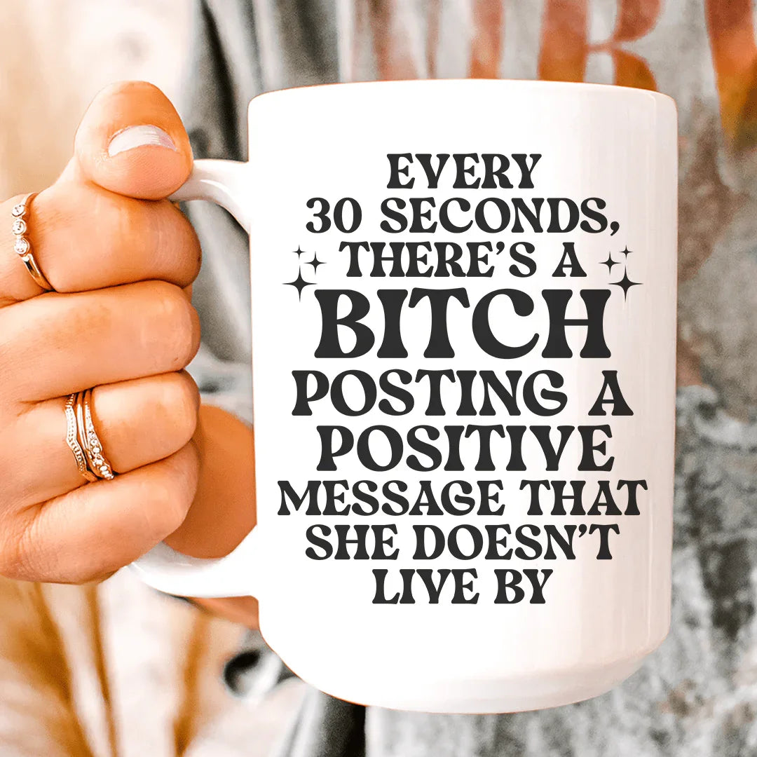 Every 30 Seconds Ceramic Mug 15 oz - WonderingCloth