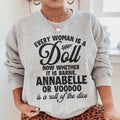 Every Woman Is A Doll Sweatshirt - WonderingCloth