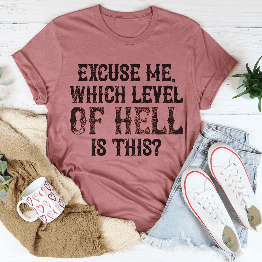 Excuse Me Which Level Of Hell Is This Tee - WonderingCloth