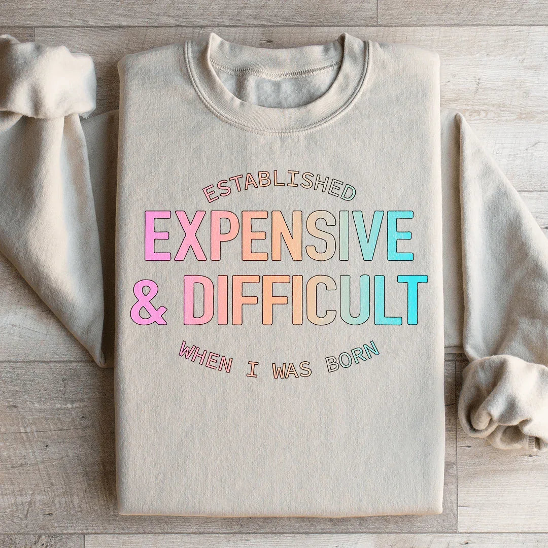 Expensive & Difficult Sweatshirt - WonderingCloth