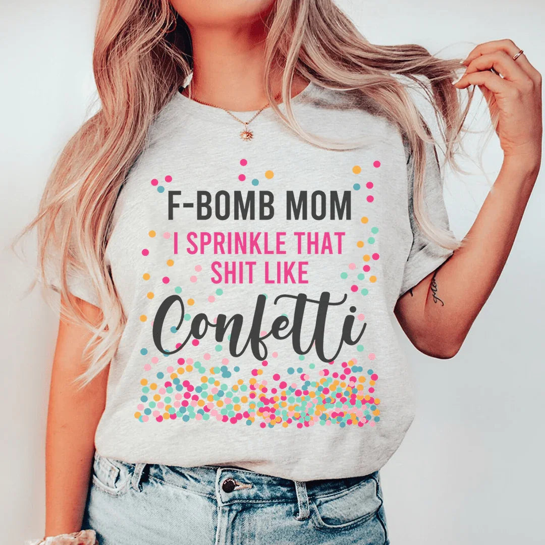F-Bomb Mom Tee - WonderingCloth