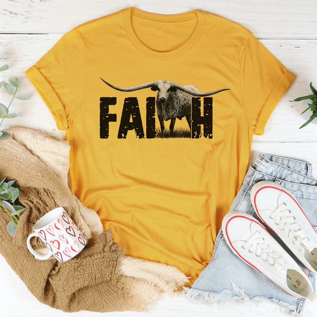 Faith Western Tee - WonderingCloth