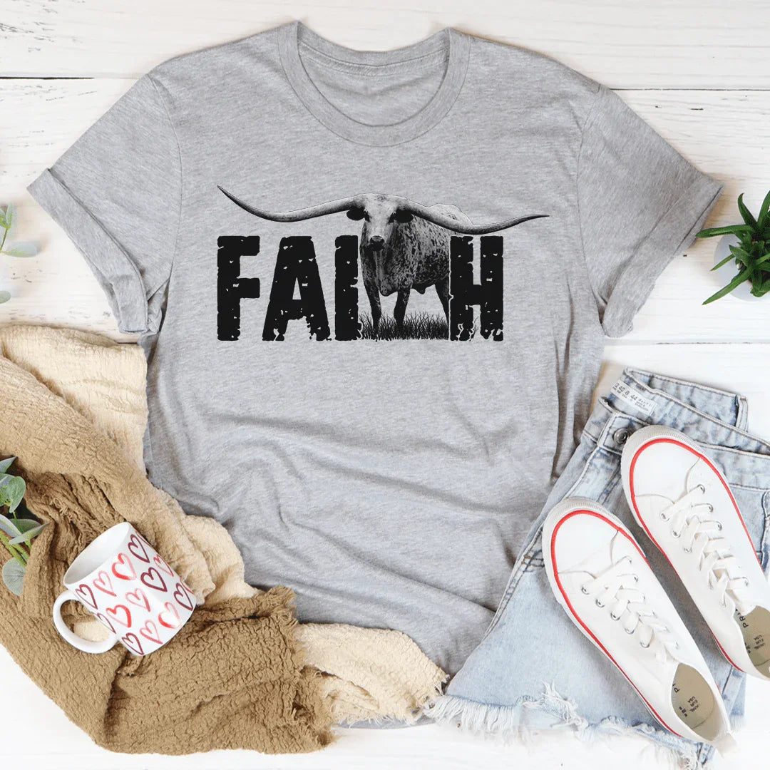 Faith Western Tee - WonderingCloth